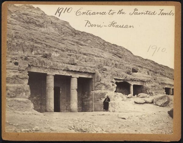 Francis Frith, Entrance to the Painted Tombs. Beni-Hassan