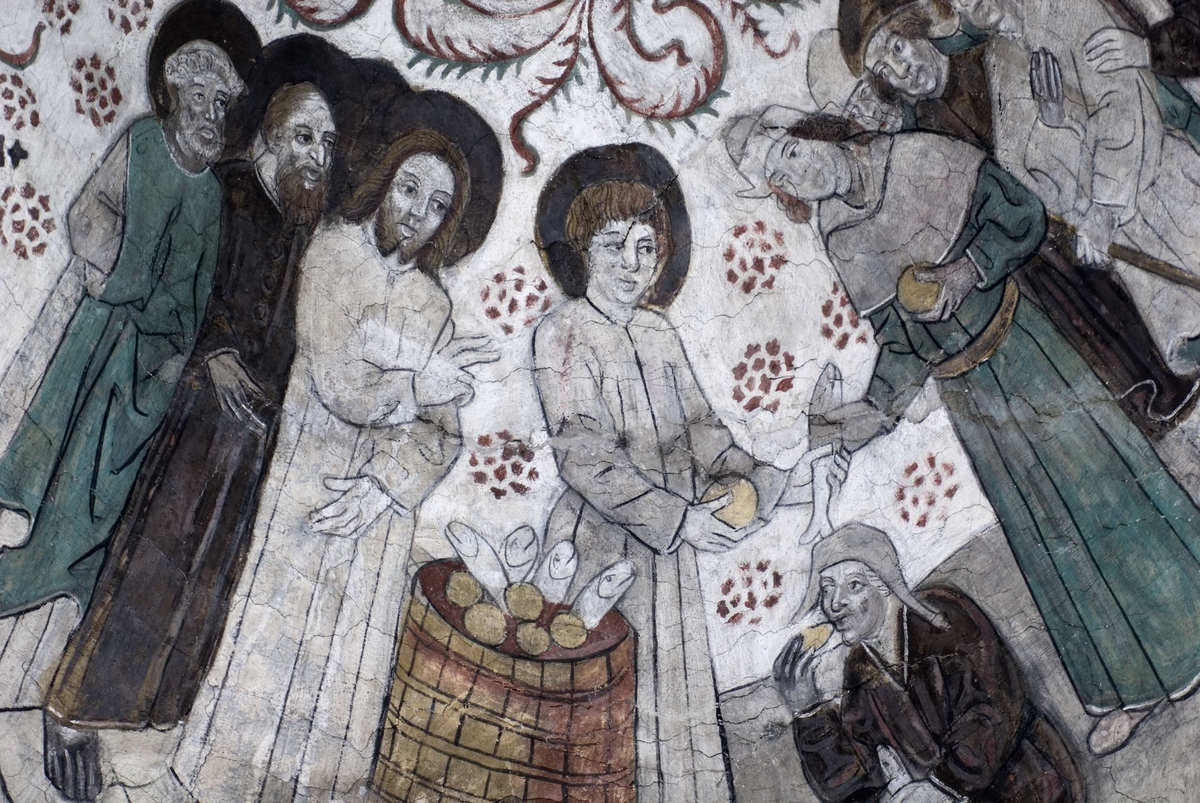 Bengt Backlund, Lime painting in Odensala Church, Uppland 2009