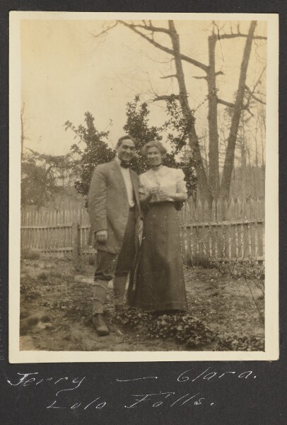 Unknown, [Jerry and Clara at Lula Falls]
