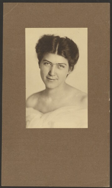 Louis Fleckenstein, [Portrait of a Woman in Off-the-shoulder Dress]