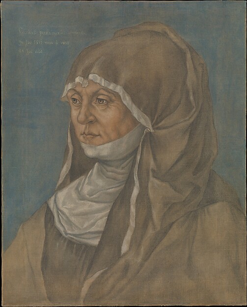 Albrecht Dürer, Portrait of a Woman, Said to Be Caritas Pirckheimer (1467–1532)