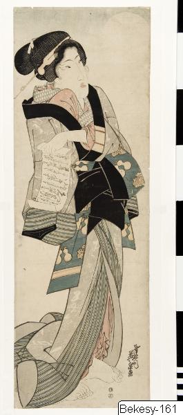 Keisai Eisen, Träsnitt, Bildkonst, Print, Woodblock, Woodcut