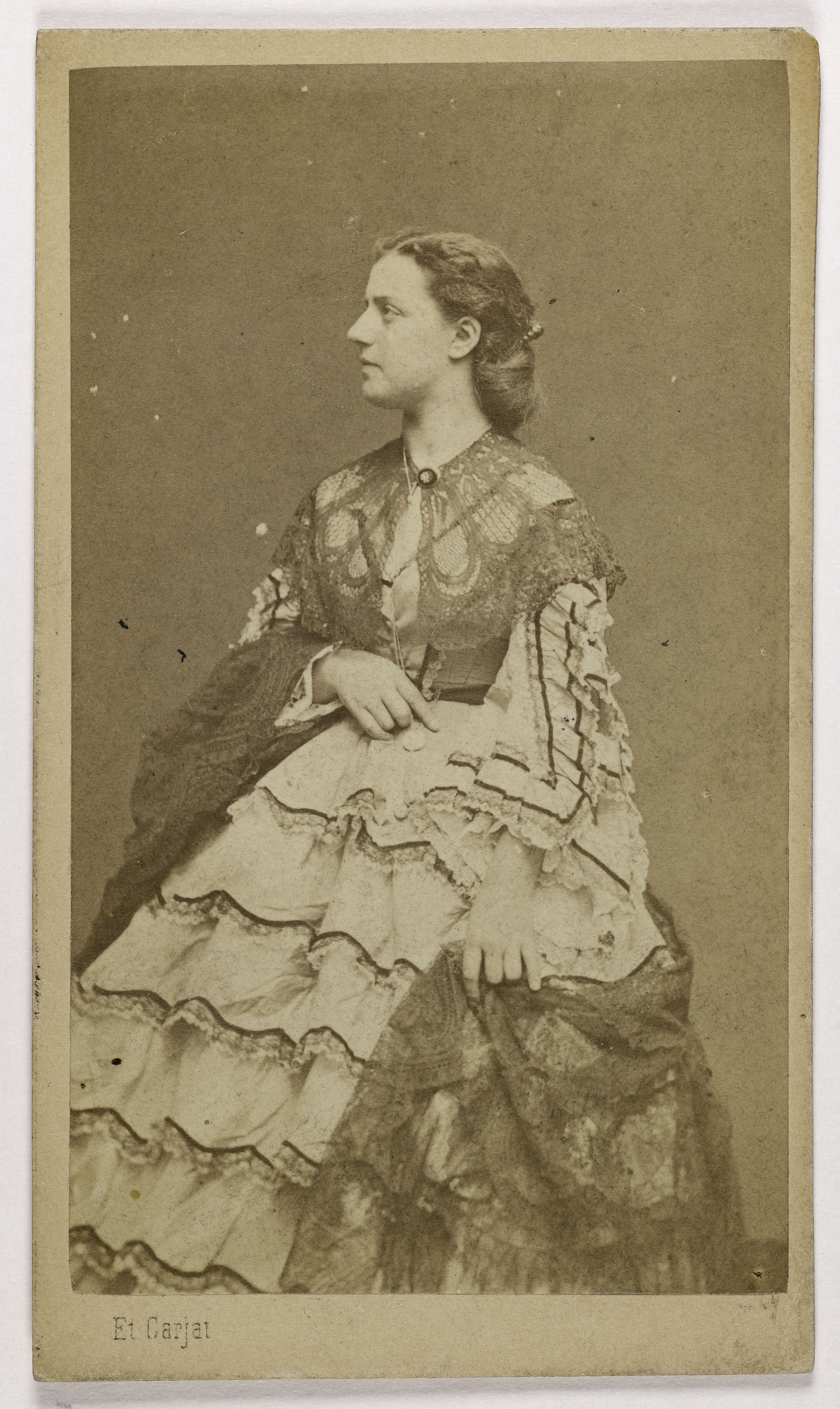Carjat & Cie, Portrait de Bianca (Blanche ou Céline Boissard, dite), (1840-1902), (actrice)