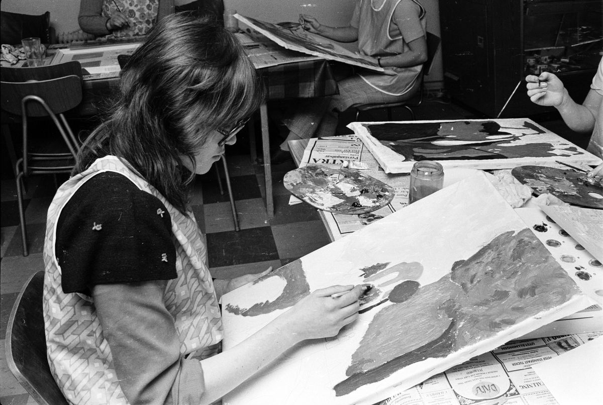 Tierp Arbetarbladet, Konstkurs, Mehedeby, Uppland, 1972