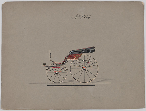 Brewster & Co., Design for Pony Phaeton, no. 3700