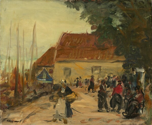 Robert Henri, Volendam Street Scene