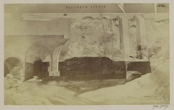 Parker, John Henry, Excavations, 1868 - View of the Pulchrum Littus (B.C. 533, Livii Hist., 1. i. c. 36), and Mouth of the Marrana.