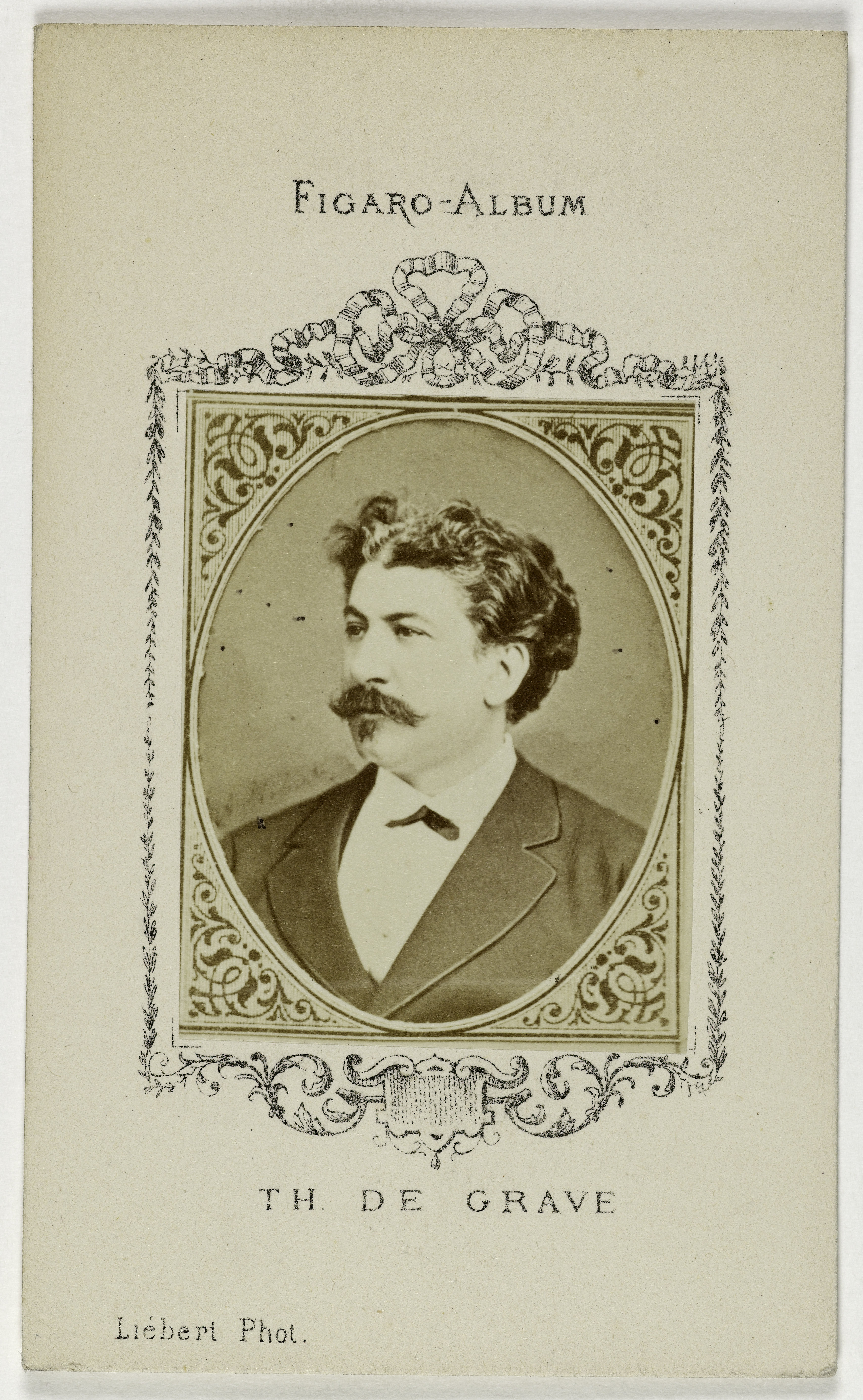 Alphonse Liébert, Portrait de Théodore de Grave, (journaliste)