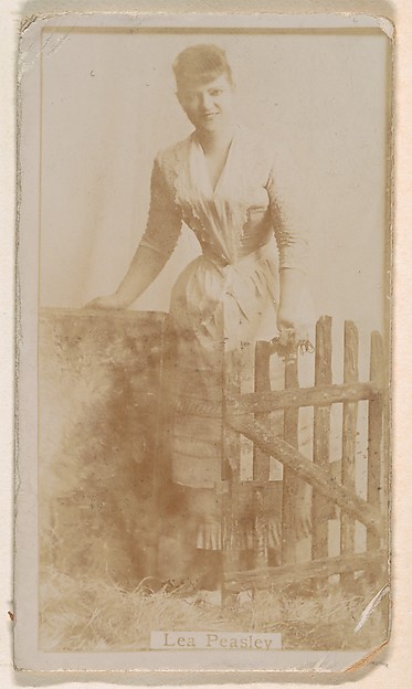 Kinney Brothers Tobacco Company, Lea Peasley, from the Actresses series (N245) issued by Kinney Brothers to promote Sweet Caporal Cigarettes