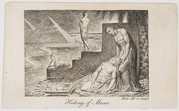 William Blake, Hiding of  Moses, from "Remember Me!, or a Pocket Companion"