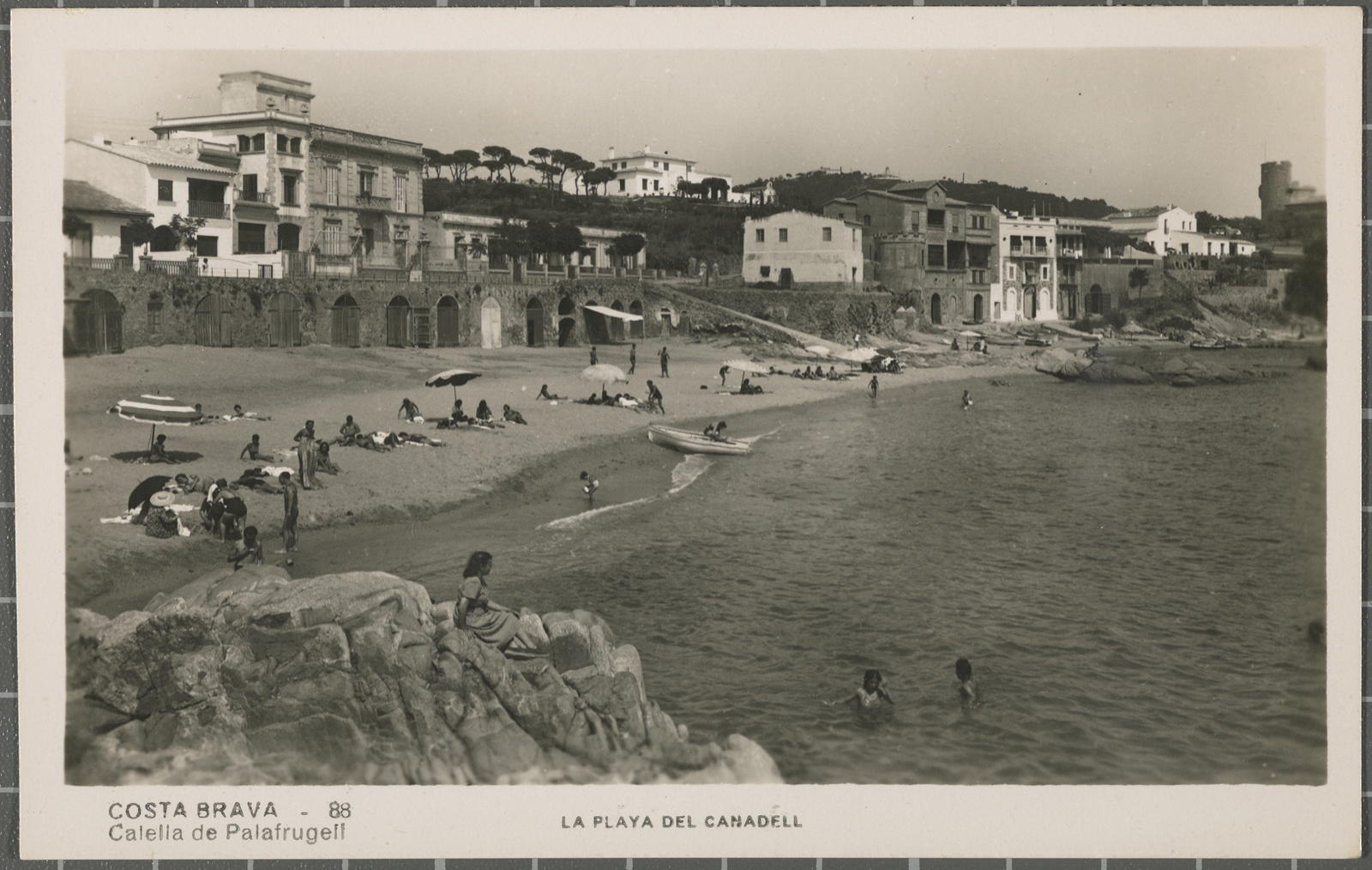 Desconegut, Costa Brava - 88 Calella of Palafrugell. The playa of the Canadell