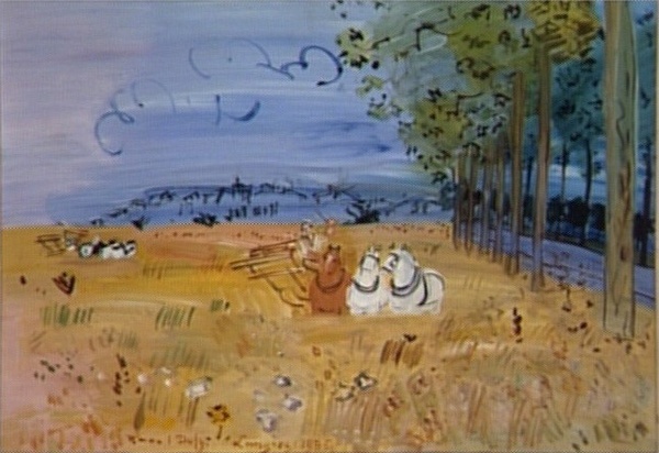 Raoul Dufy, La moisson à Langres
