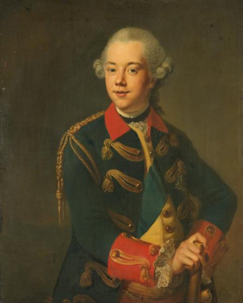Johann Georg Ziesenis, Portrait of William V, Prince of Orange-Nassau
