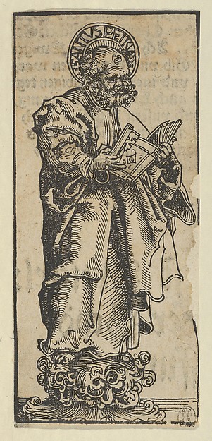 Lucas Cranach the Elder, Silver Statuette of St. Peter, from the "Wittenberg Reliquaries"