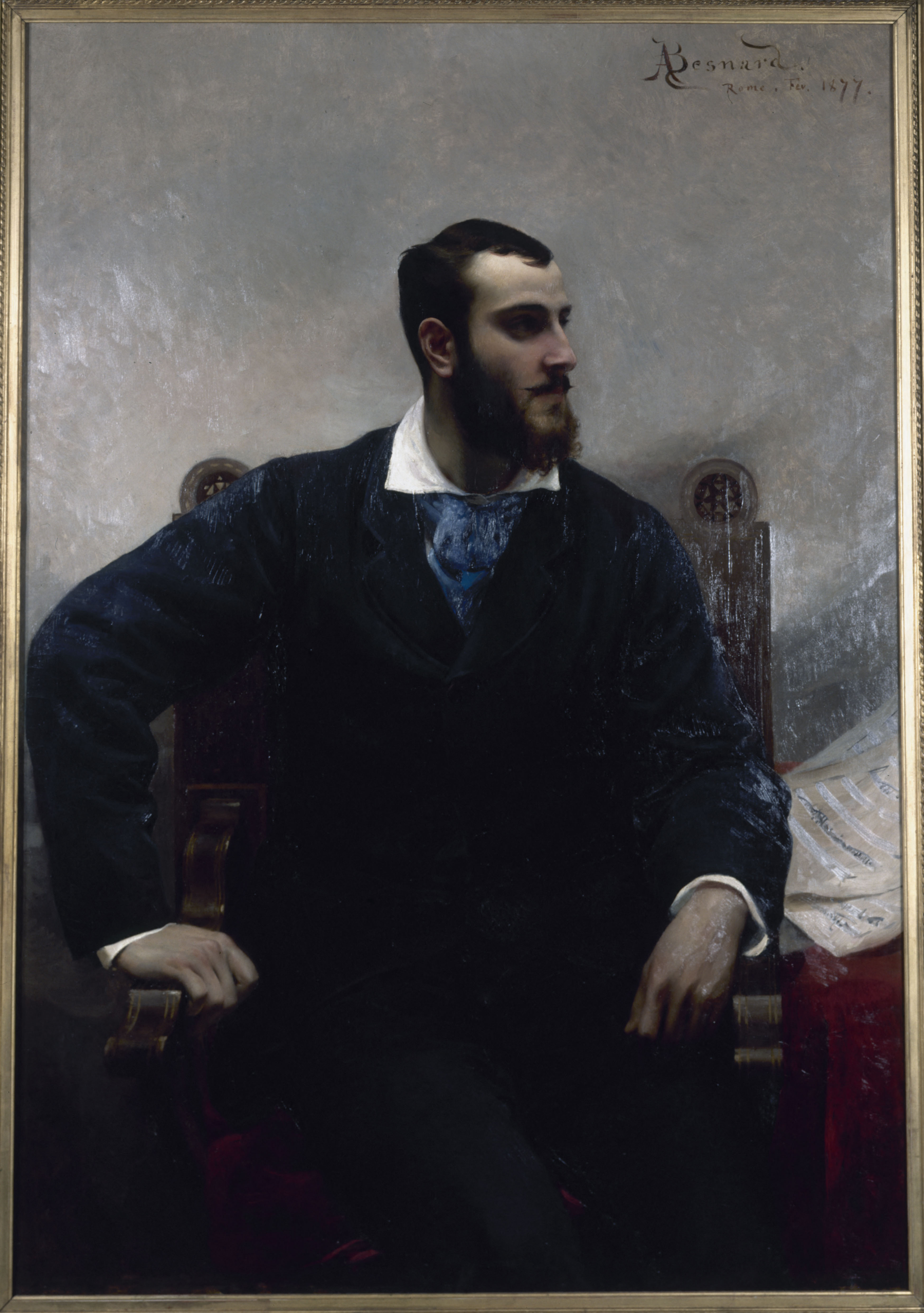 Albert Besnard, Portrait d'André Wormser (1851-1926), pianiste et compositeur