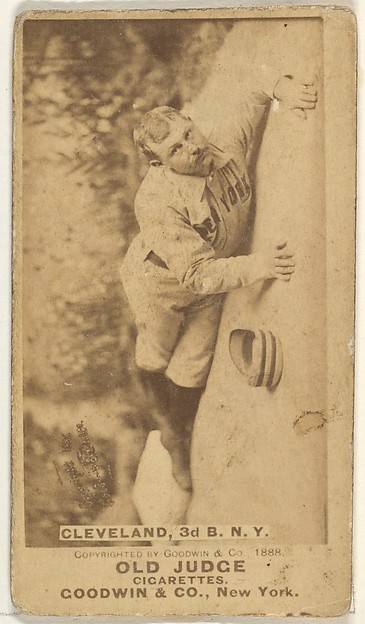 Goodwin & Company, Cleveland, 3rd Base, New York, from the Old Judge series (N172) for Old Judge Cigarettes
