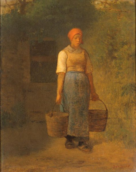 Jean François Millet, Girl carrying Water