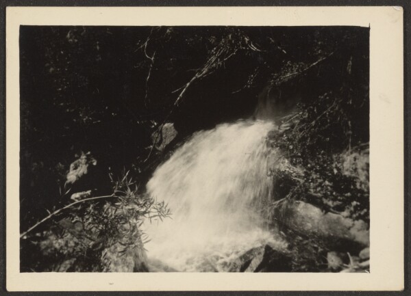 Louis Fleckenstein, [Landscape with Waterfall]