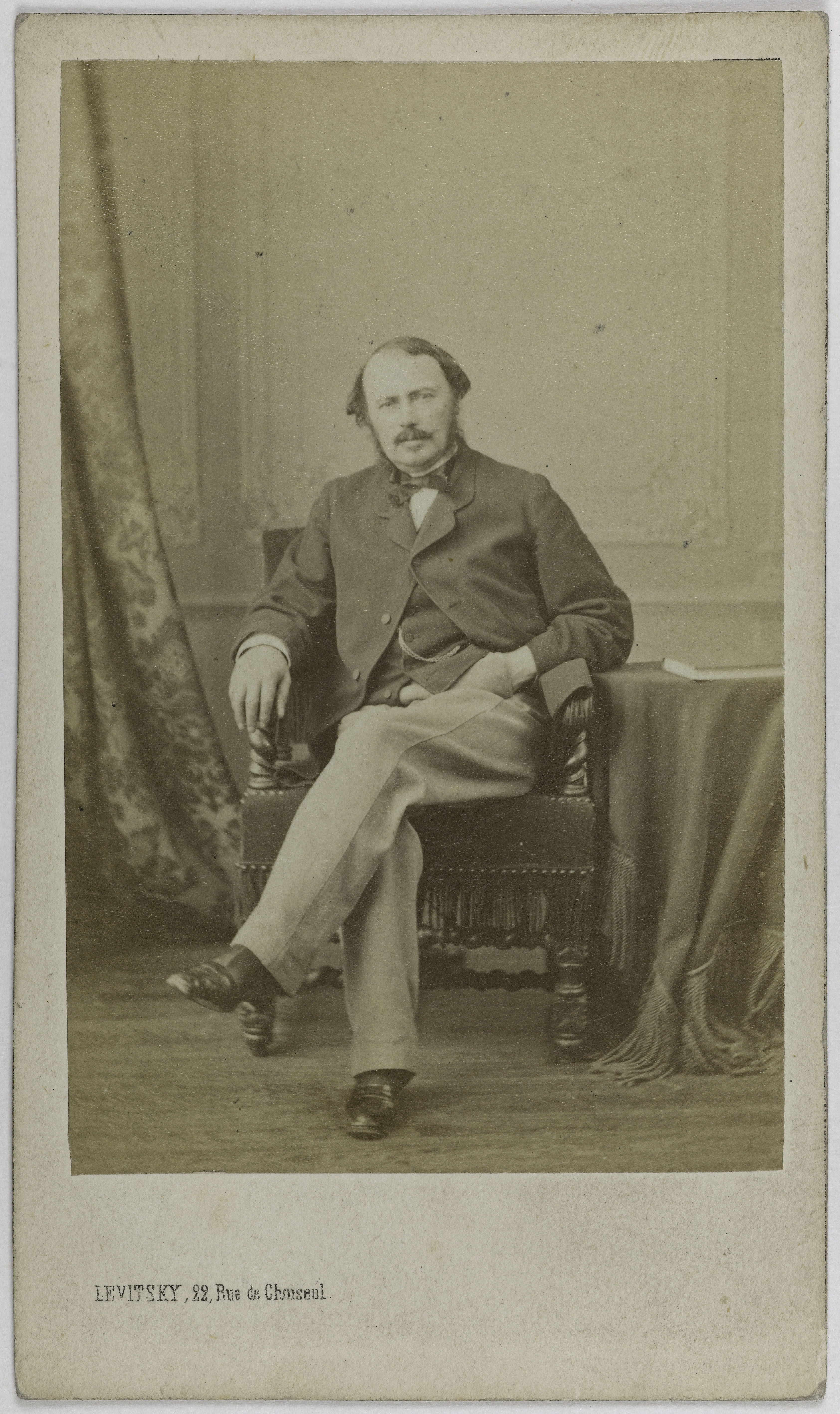 LeJeune, Portrait de Jean Gilbert Victor Fialin, duc de Persigny ( 1808-1872), (homme politique, ministre de l'Intérieur, ambassadeur à Londres)