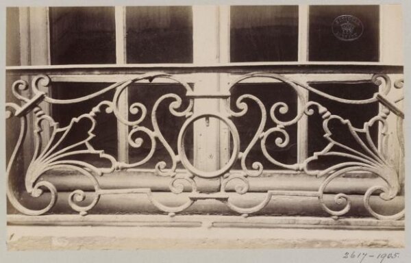 Atget, Jean-Eugène-Auguste, Rail, Convent of English Benedictines, Paris, France