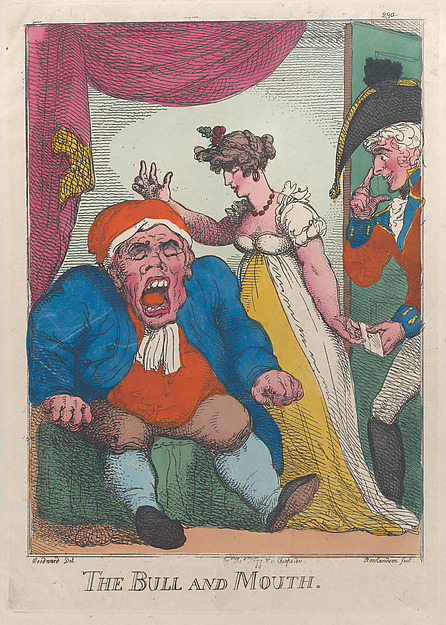 Thomas Rowlandson, The Bull and Mouth