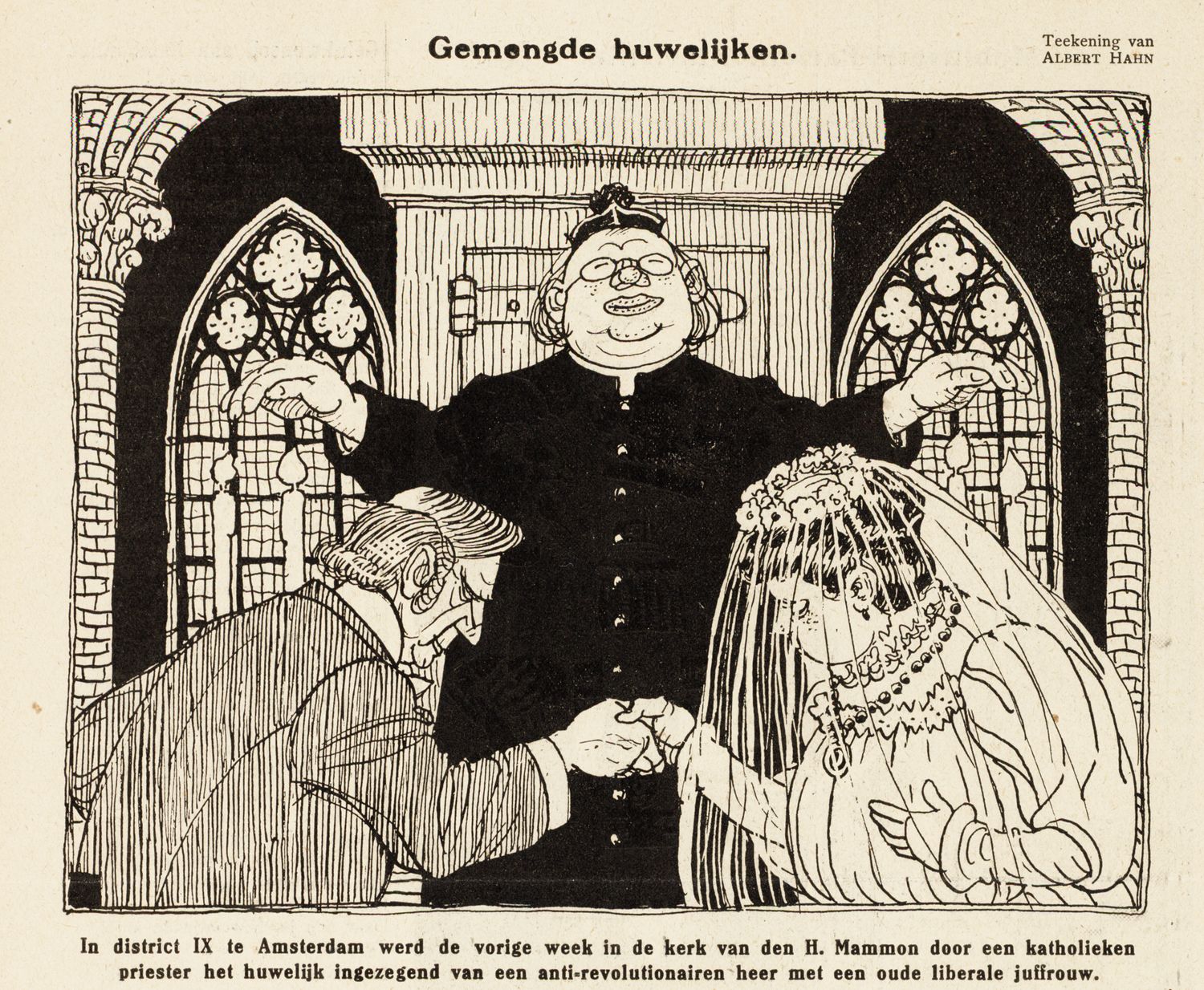 Hahn, Albert,draughtsman., Gemengde huwelijken