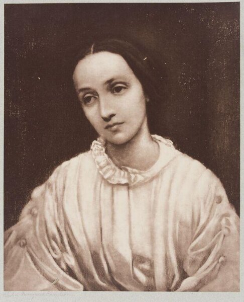 unknown, Julia Margaret Cameron portrait painted by G. F. Watts