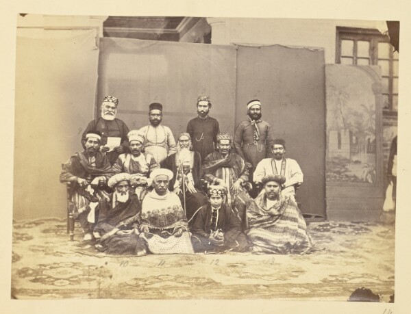 Unknown, [Group Portrait of Men, India]
