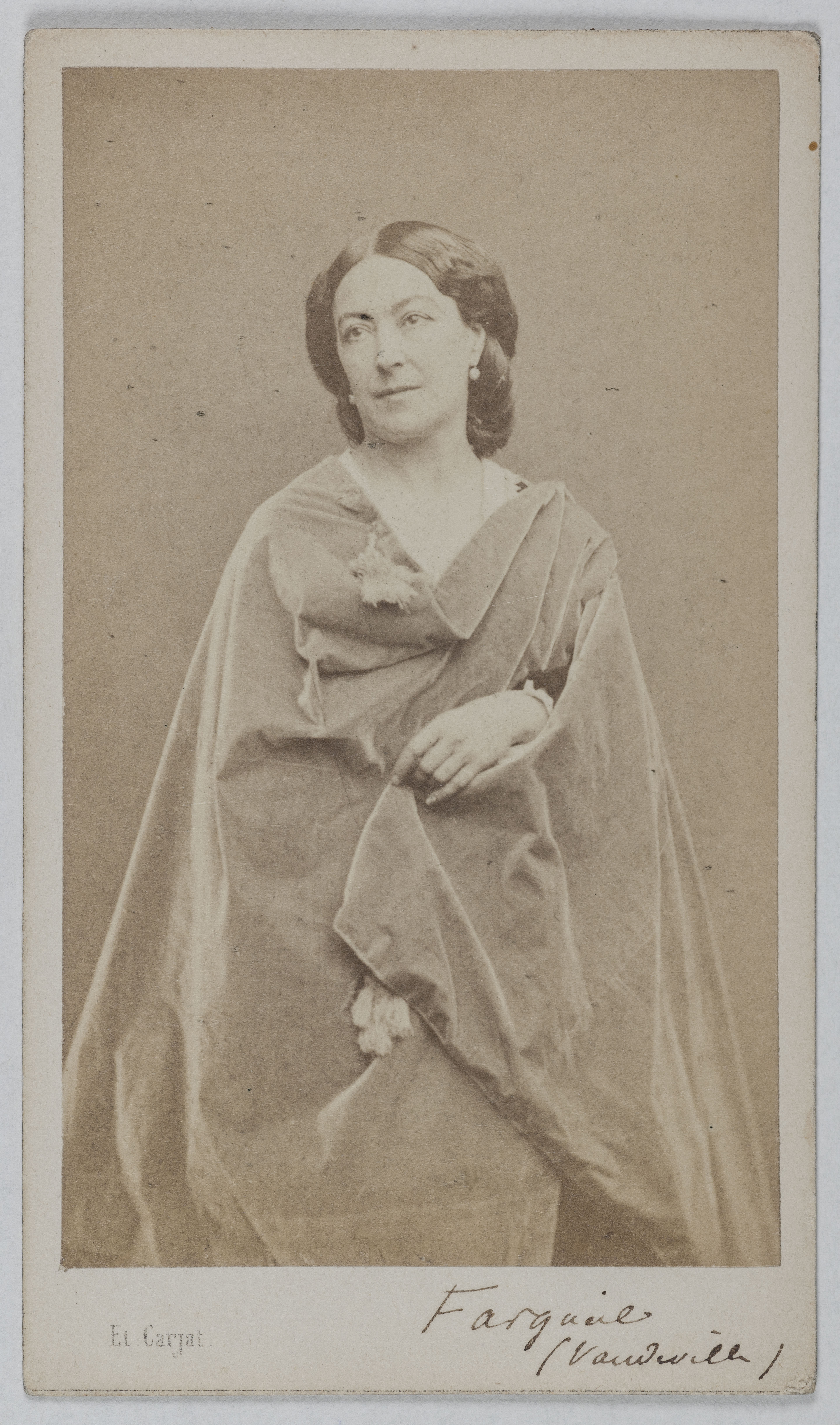 Carjat & Cie, Portrait de Fargueil Anaïs, (1819-1896), (actrice)