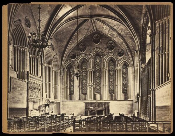 Francis Frith, Lady Chapel.  Hereford Cath'l