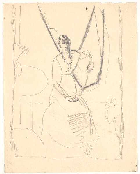 Karl Isakson, Siddende dame
