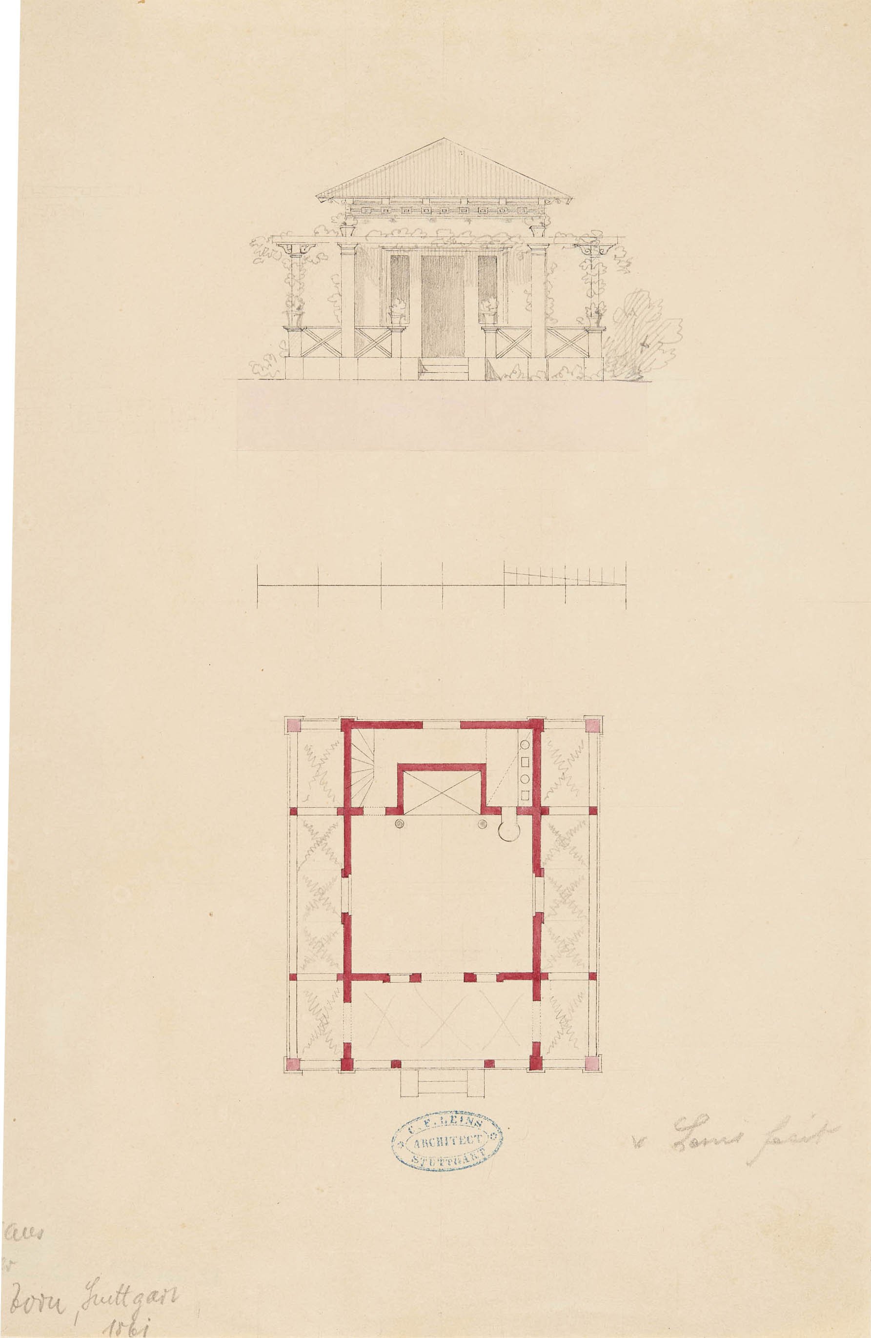 Christian Friedrich von Leins, Villa Zorn: Gartenhaus