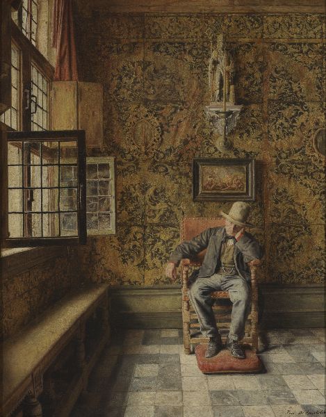 Henri De Braekeleer, The Man in the Chair