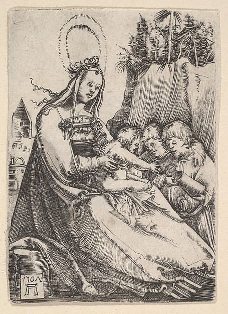 Albrecht Altdorfer, Virgin and Child with Two Boys