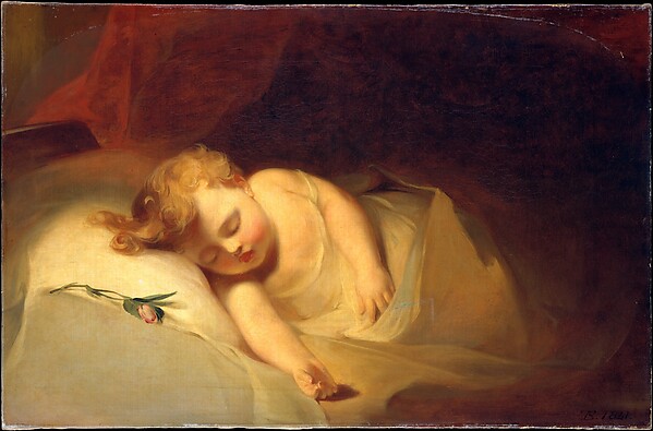 Thomas Sully, Child Asleep (The Rosebud)
