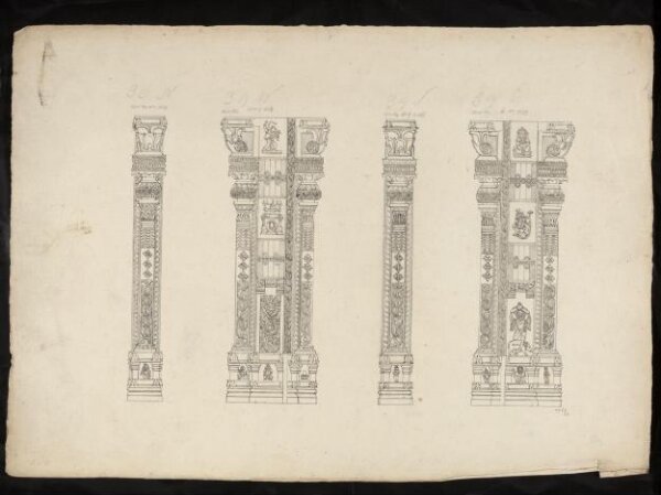Unknown, Architectural drawing of Tirumala Nayak at Madura,