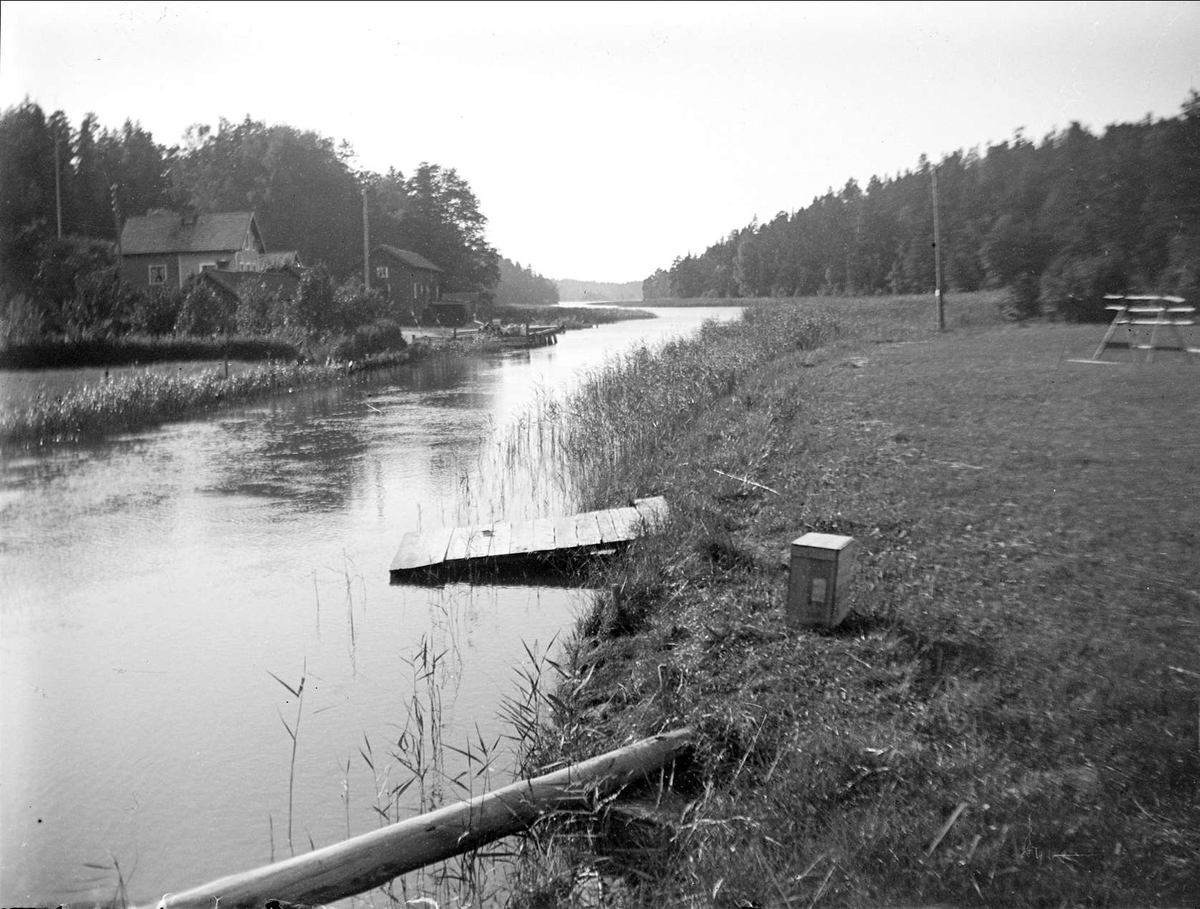 August Fredrik Schagerström, Vattendrag i Ingarö socken, Uppland i september 1923