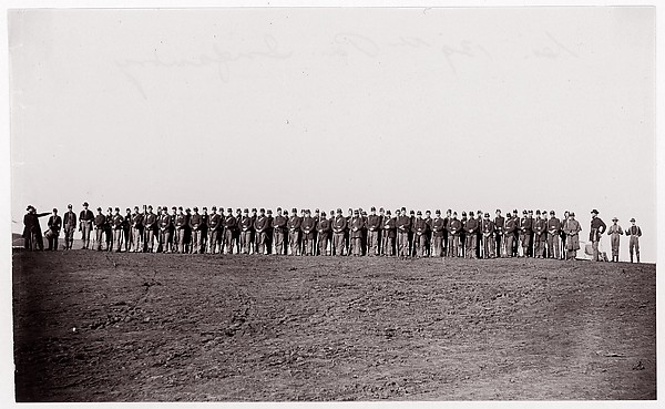 Unknown, [Line of Soldiers, 139th Pennsylvania Infantry]