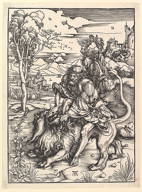 Albrecht Dürer, Samson Rending the Lion
