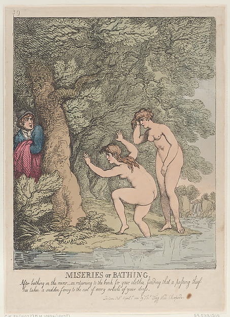 Thomas Rowlandson, Miseries of Bathing