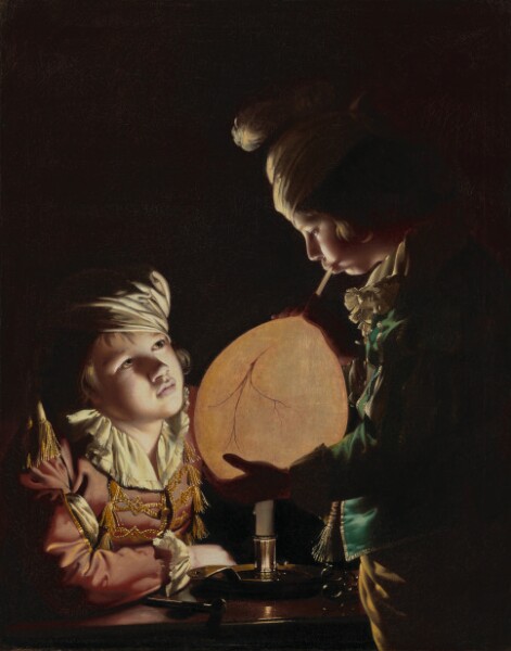 Joseph Wright of Derby, Two Boys with a Bladder