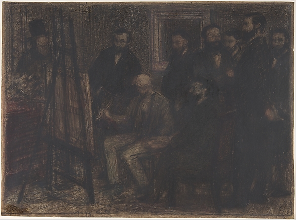 Henri Fantin-Latour, Manet's Studio in the Batignolles