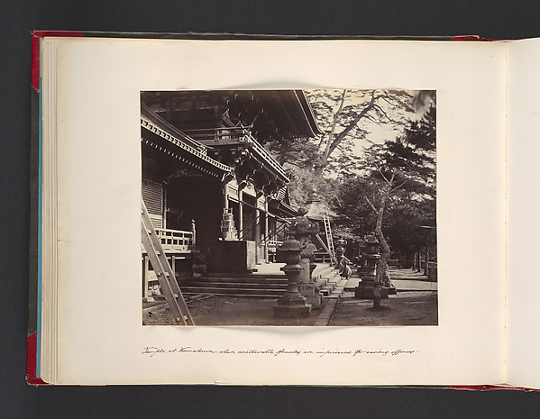 John Thomson, Temple at Kamakura Where Aristocratic Female are Imprisoned for Various Offences