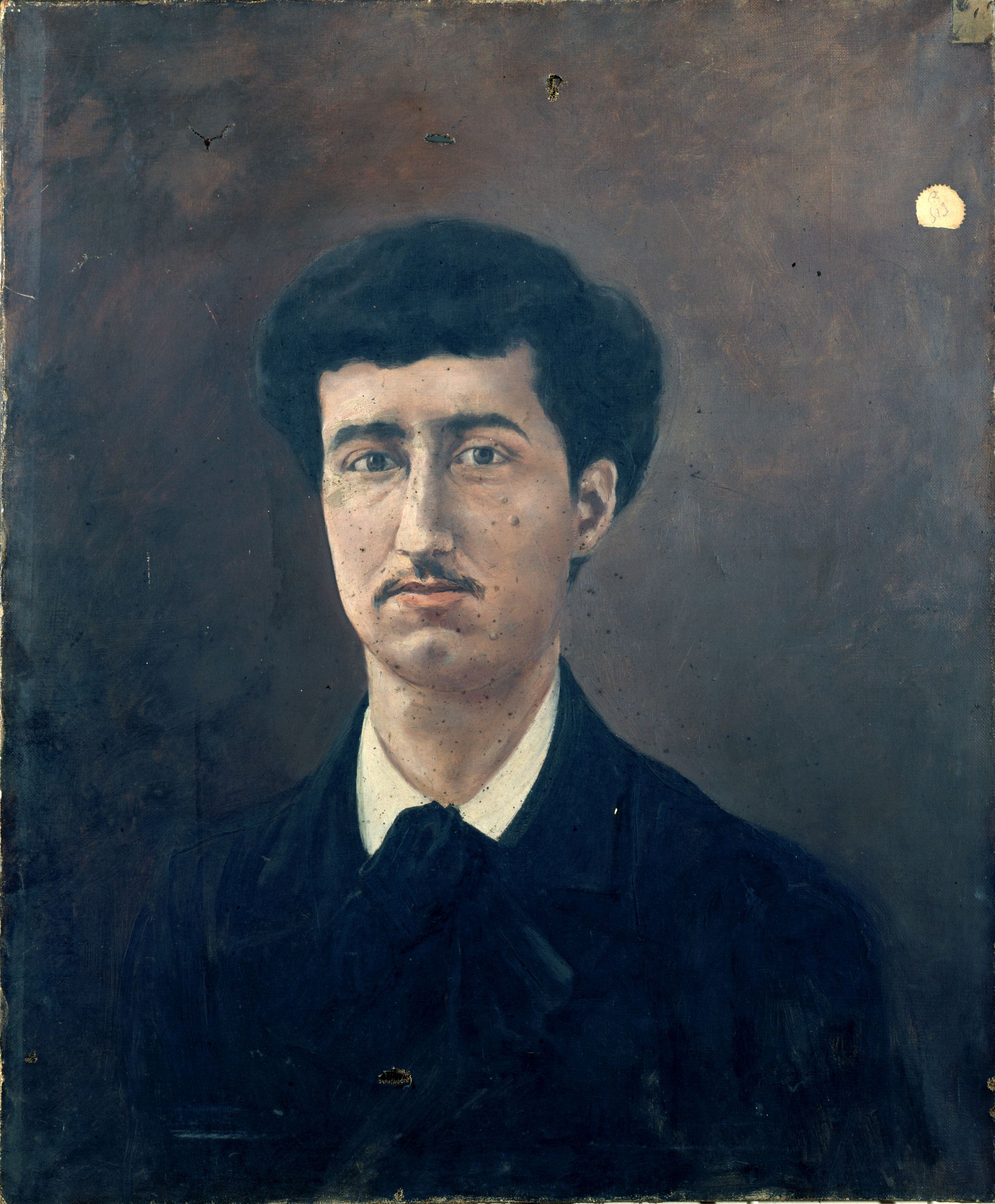 Anonyme, Portrait du sergent Jules Bobillot (1860-1885), héros de la guerre du Tonkin.