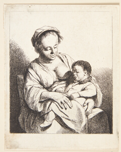 Cornelis Pietersz Bega, En mor med sit barn