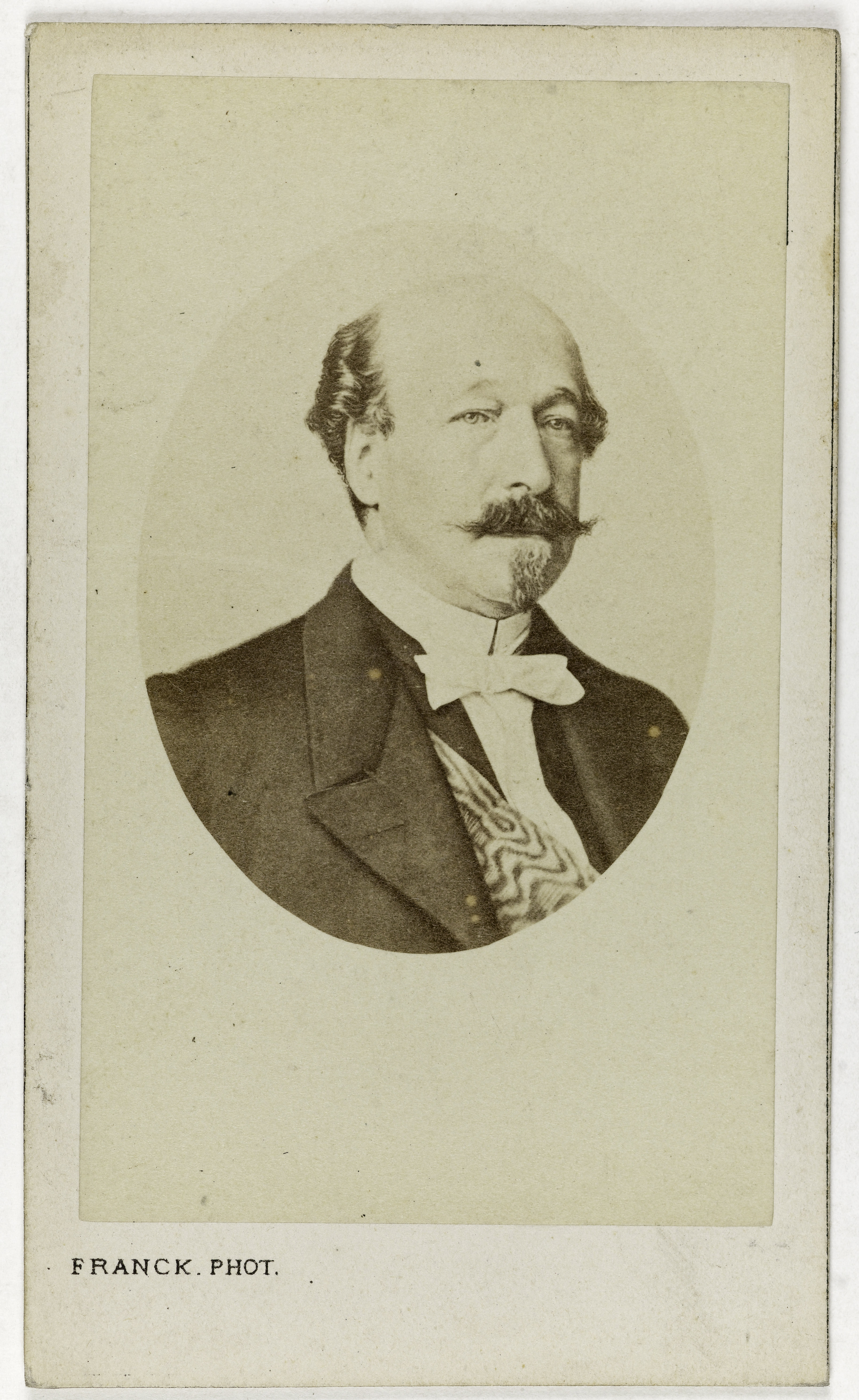Franck, Portrait de Charles Louis Joseph Demorny, duc de Morny (1811-1865), officier, industriel, homme politique et ambassadeur.