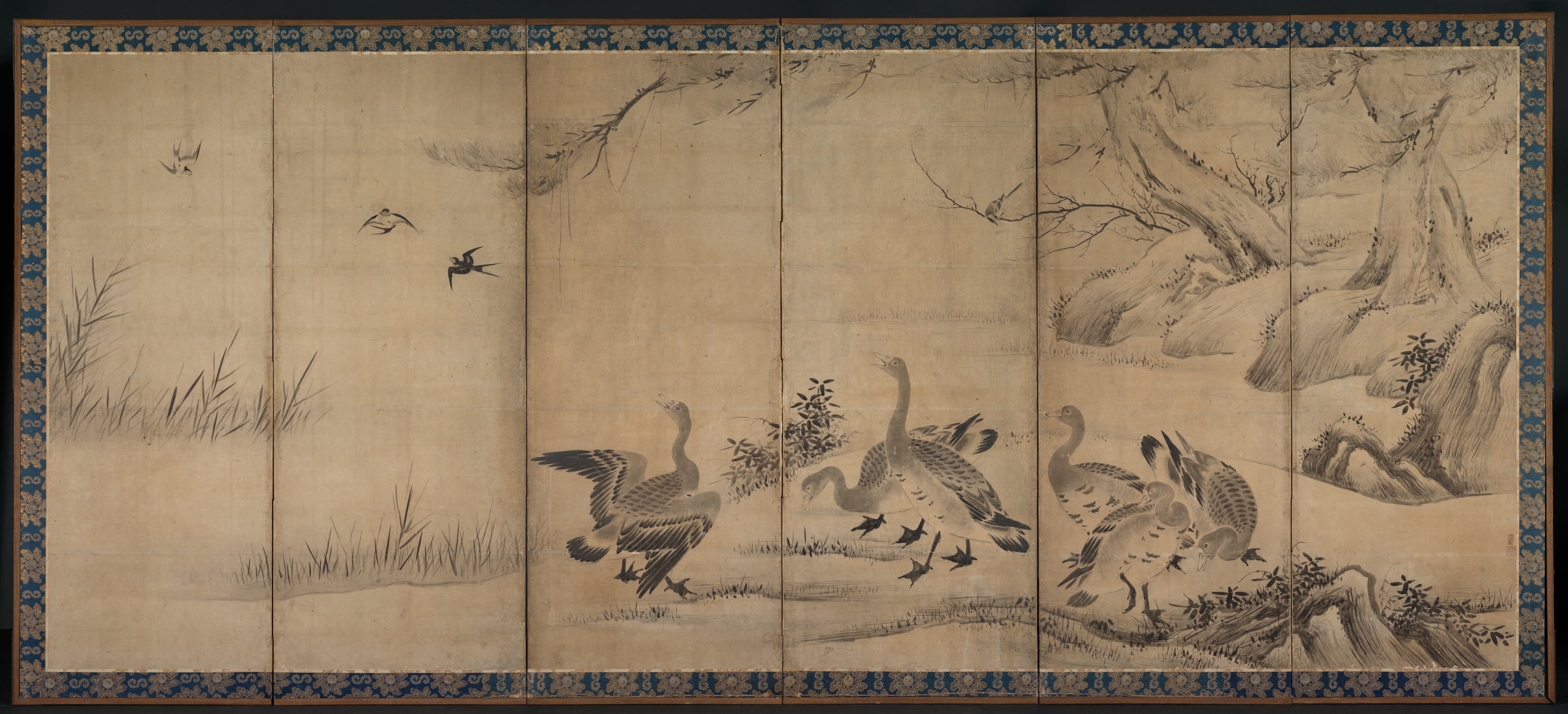 Kano Sanraku, Wild Geese