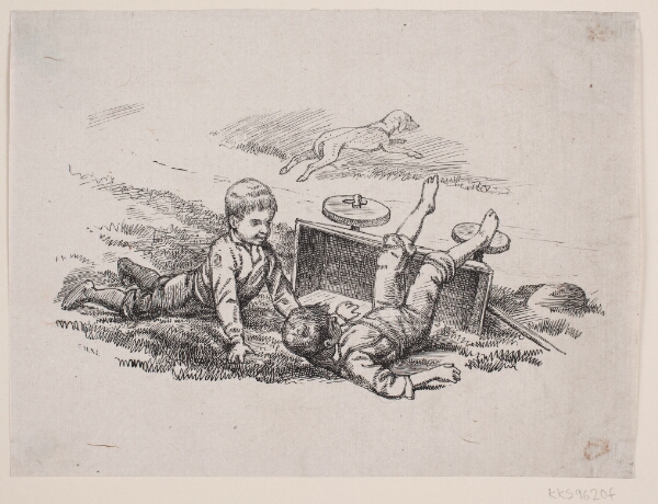 F. Hendriksen, Illustration til en historie