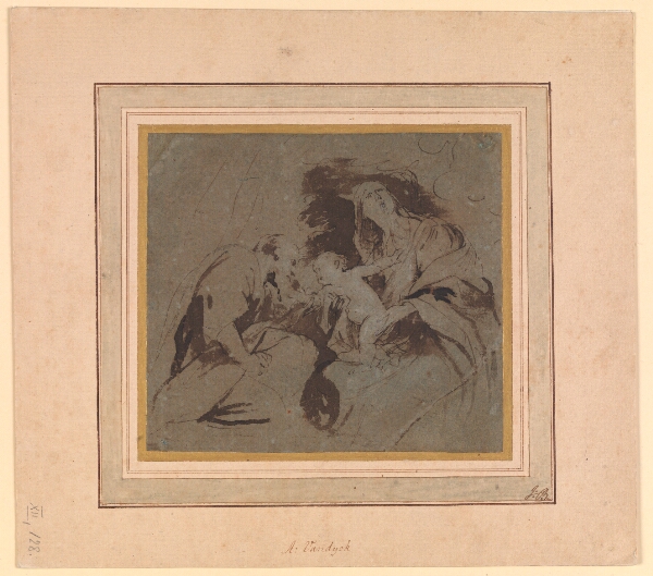 Anthony van Dyck, Jomfru Maria med barn og en helgen eller donor