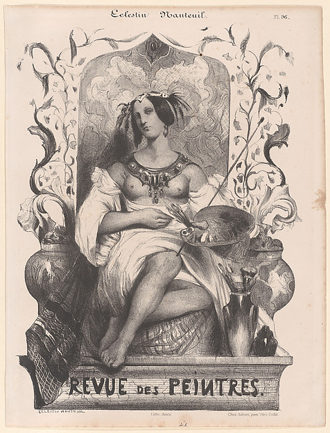 Célestin Nanteuil, Title Page for the Revue de Peintres